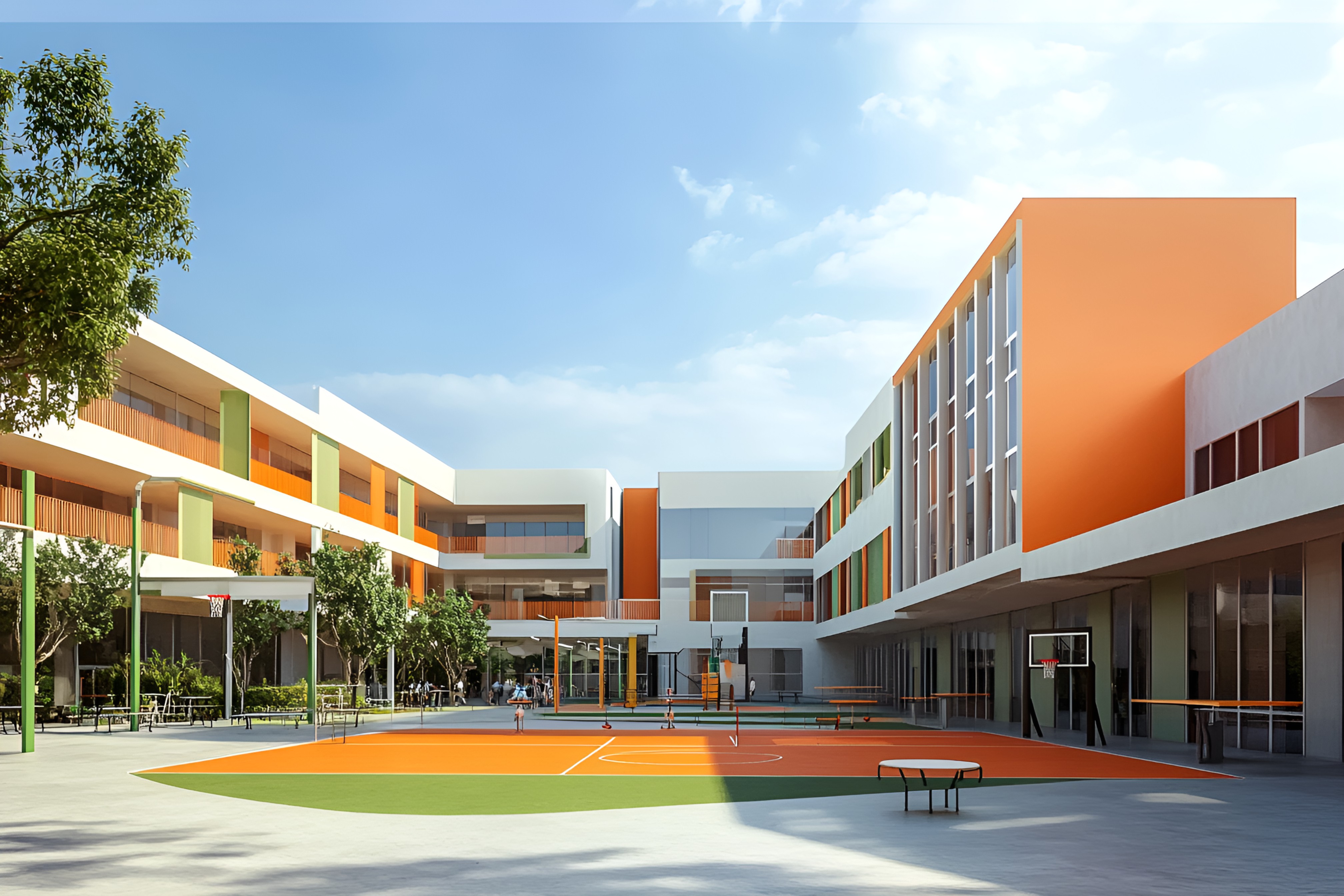 某国际学校教学楼装修
